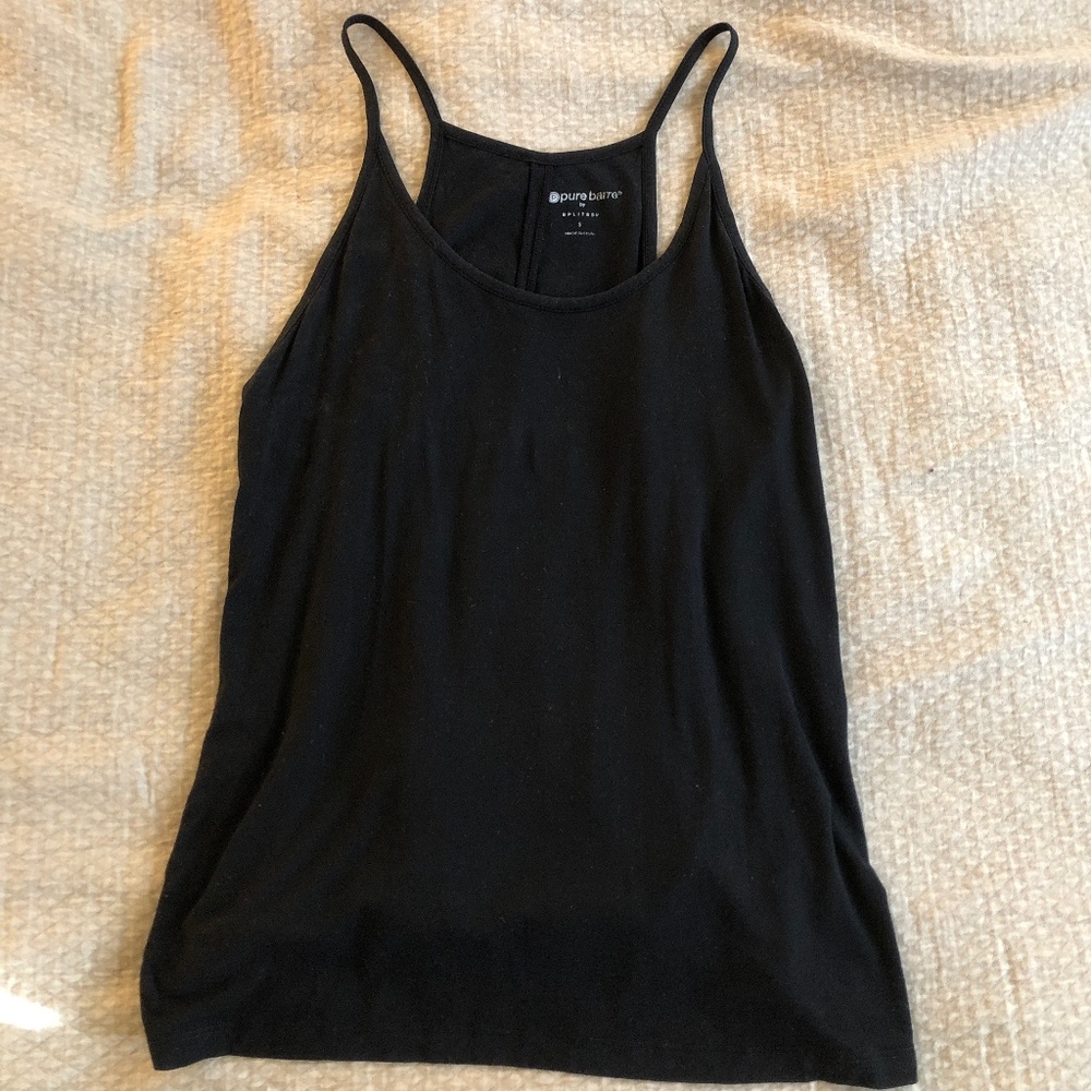 Pure Barre Black Tank Top Size Small